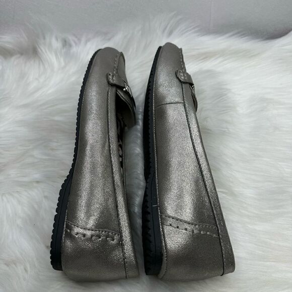 Anne Klein Sport Best of Me Pewter Slip On Flats 10 - Picture 6 of 8